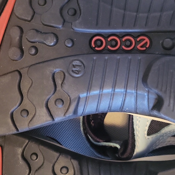 Ecco Light Blue Nubuck Leather Sandals W0's 10 - Picture 9 of 10